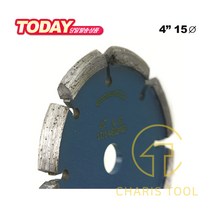 이화다이아몬드 4인치 크랙 보수용 마른날 ECS 4 V컷터 바닥에폭시 패인자국 보수 연마 석재 콘크리트 벽 도로 EHWA 카리스툴, 1개