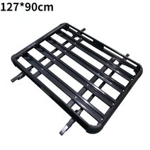 알루미늄 합금 160*100cm 더블 데크 자, 01 Black 127x90cm