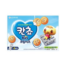 롯데 칸쵸 끼리크림치즈 196g 신상과자 사무실간식 유치원 탕비실 어린이집 비품, 23개