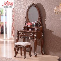 화장대 공주 침실 아파트 미니멀 유럽 메이크업 미니 화장대, 8542 83cm 드레싱 테이블 의자 84217