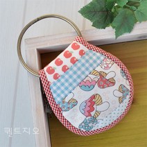 키링 키홀더(레드) [퀼트패키지] 직접만드는상품