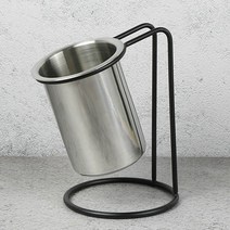 BMP 와이어홀더 카페 집게통 보관 컵디스펜서, 소