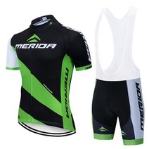 스페셜라이즈드 자전거 프로 메리다 팀 자외선 방지 사이클링 저지 세트 의류 반팔 바이크 maillot 빕 쇼츠 146721, Jersey BIB Shorts 9_S