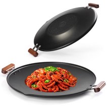 서울리빙 키친아트 캠핑 인덕션 우드 그리들팬 40cm, 단품없음