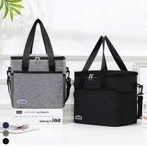 HCS캠핑 보냉백 휴대용 대형 가방, L, 블 랙