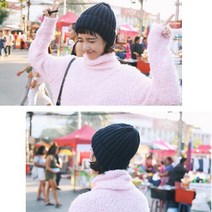 W 블랙 그레이 비니 모자 벙거지 공항 패션 도매 무배