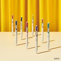 유니 BT21 유니볼원 볼펜 리미티드 한정판 UMN-SBT-38, VIOLET