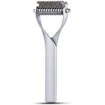 일본직발송 4. UULANFA 고양이브러쉬 개브러쉬 슬리커브러쉬 털빠짐 그루밍용품 - 단모견 장모개 단모고양, One Size_은, 은