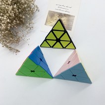 MoYu 피라밍크스 큐브 Pyraminx 루빅스 선수용 스피드 큐브 삼각 특수큐브 IQ 창의력 퍼즐/MoYu 피라밍크스 큐브 10개이상 구매시 마론 8색펜 1개 증정, 스티커리스