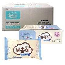 깨끗한나라 보솜이 아기물티슈 휴대용 10매 120팩