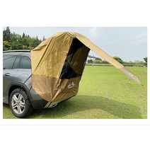 저무리 차박텐트 포터캠핑카 캠핑카구조변경 입문용 qm6 타프쉘 팰리세이드 car trunk tent sunshade rainproof tour 바베큐 자가 운전 투어 바베큐 카, 브라운1