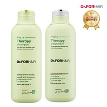 닥터포헤어 피토테라피 두피샴푸 500ml + 트리트먼트 500ml, 1세트