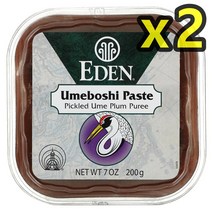 에덴푸드 우메보시 페이스트 염장매실 퓨레 200 g 2개