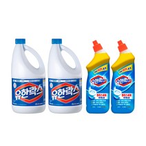 유한양행 [본사직영] 유한락스 레귤러 4L + 플러스세제 785g, 2개