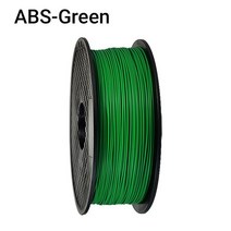 TOPZEAL 고품질 PLA/ABS/PETG/TPU/나일론 3D 프린터 필라멘트 1.75mm 스풀 및 10M * 10 색상 샘플 인쇄 재료, ABS Green+CHINA