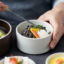 윤도자기 차곡 - 밥공기, 차콜