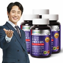 뉴트리디데이 프리미엄 루테인 오메가3 골드 90캡슐 x 4병, 1,300mgX90캡슐, 4개