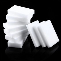 흡음제 방음스펀지 방음패드 흡음보드 100 pcs 100 x 60 x 10mm 멜라민 스폰지 매직 스폰지 고밀도 지우개 홈 청소기 접시 주방 용 청소 스폰지