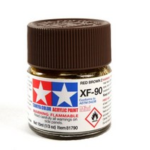 (81790) 타미야 아크릴 도료 XF-90 레드 브라운 무광 10ml