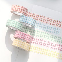 크레용 체크 마스킹 테이프, 크레용 블랙체크