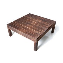 조립식 야외 평상 데크 정자 마루 저상 침대 이동식, 100x30x8cm 높이 계단