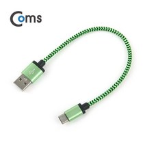 USB 3.1 케이블(Type C)20cm Green Snake, 2개
