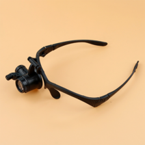 시계 보석 수리 돋보기 루페 루빼 루뻬 구멍이있는 치과 확대경 용 안전 안경 안경 안경 교체 고글, 검은색