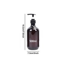 리필 샴푸 디스펜서 1000ml 컨디셔너 공병 로션 용기, 500ml