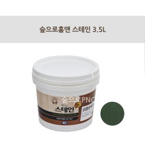 KCC정품 숲으로셀프 스테인 3L 친환경 스테인 수성스테인 목재용스테인, 에버그린