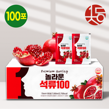 즙장인 일등자연 놀라운 100% 석류즙 석류주스, 100포, 70ml