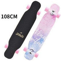 스케이트 롱 보드 Jusenda 42in longboard 메이플 플랫 플레이트 트럭, e, 협력사