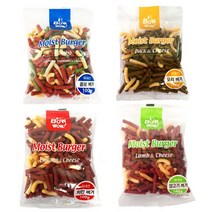 바우와우 대용량 1kg 가성비 강아지간식 버거간식 100g x 10봉 치킨/양고기/콤보/오리, 오리