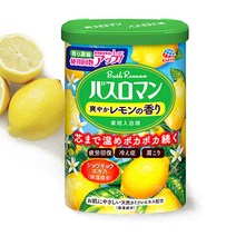 NEW 바스로망 입욕제 600g 히노끼 외 19종류 산림욕 릴렉스라벤더 콜라겐 세라마이드 반신욕 족욕제 빠른출발, 03-농축레몬 600g