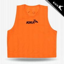 키카 축구 팀조끼 (KT986) 오렌지_쿠