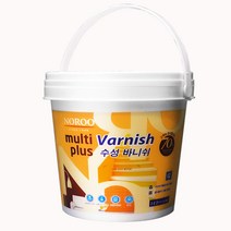 노루페인트 멀티플러스 수성바니쉬 4L 투명 무광 다용도용 코팅제, 수성바니쉬 4L 투명 유광