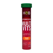 홀랜드앤바렛 영국 Holland & Barrett Multivitamin Effervescent 멀티비타민 20발포정, 1팩