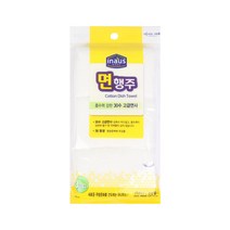 국산 30수 면행주 무형광 극세사 행주 3개입 백색