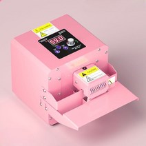 밴드실러 소형 비닐접착기 수평 자동 식품 포장기계 실링기, 핑크 인쇄불가
