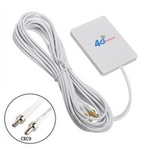 28dbi 고 이득 3g 4g lte 라우터 모뎀 공중 외부 안테나 듀얼 sma ts9 crc9 2 미터 rg174 케이블 포함, 협력사
