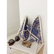 허니제이 / 쿠크스 페이즐리 숄더 에코백(2color)