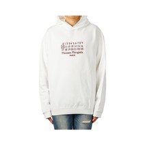 [메종마르지엘라] (S50GU0163 S25503 101) 남성 넘버링 자수 후드 티셔츠 21SS