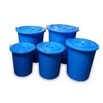 RRV438064다용도 대형플라스틱통 만능용기 파란통 45L 55L 75L 110L, 만능용기 75L