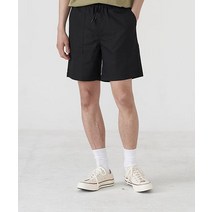 토피 에센셜 린넨 밴딩 숏팬츠 바지 블랙 LINEN BANDING SHORT 팬츠