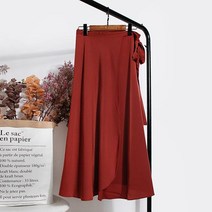 Haengbuk 플로팅 랩스커트/쉬폰스커트/다양한색상/롱치마/데일리/나들이룩