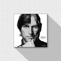 셀럽 팝아트 명언 액자 - 스티브 잡스 (100 cm), 100x100(cm)