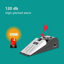120dB 스마트 알람 무선 알람 도어 스톱 알람 홈 웨지 덮여 알람 보안 시스템 블록 차단 알람 시스템, 한개옵션0
