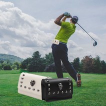 차수넬 골프 가방 착붙 캐디 해골 부쉬넬 케이스 레인지파우치 파세이브 용품, hncbio 스컬_화이트