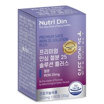 뉴트리딘 프리미엄 안심 철분 25 솔루션 플러스, 60정, 1개