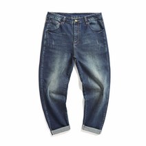 남자 배기 청바지 데님 세미 와이드 그레이진 빅사이즈 K2030204