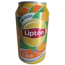 립톤 아이스티 복숭아 355ml 2개 캔음료 복숭아 에이드